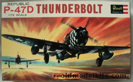 Revell 1/72 Republic P-47D Thunderbolt, H613-60 plastic model kit